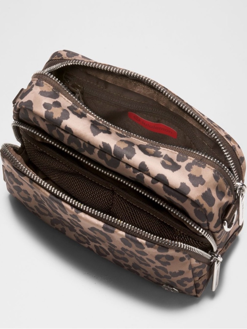 Lululemon Leopard Everywhere Crossbody Bag - Brown & Black- 2L - Picture 3 of 10